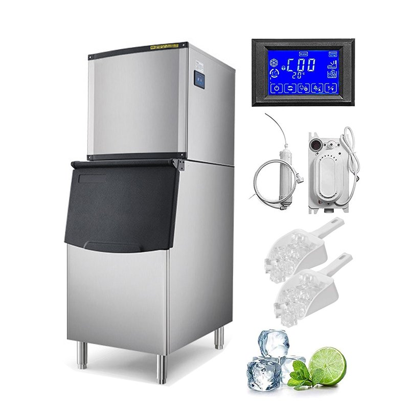 Ice Block Making Machine Ice Cube Machine 200kg Automatic Ice Maker Machine Commercial For Business Food Beverage