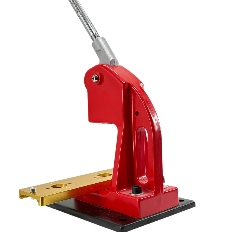 Manual Metal Badge Making Machine Interchangeable molds button machine