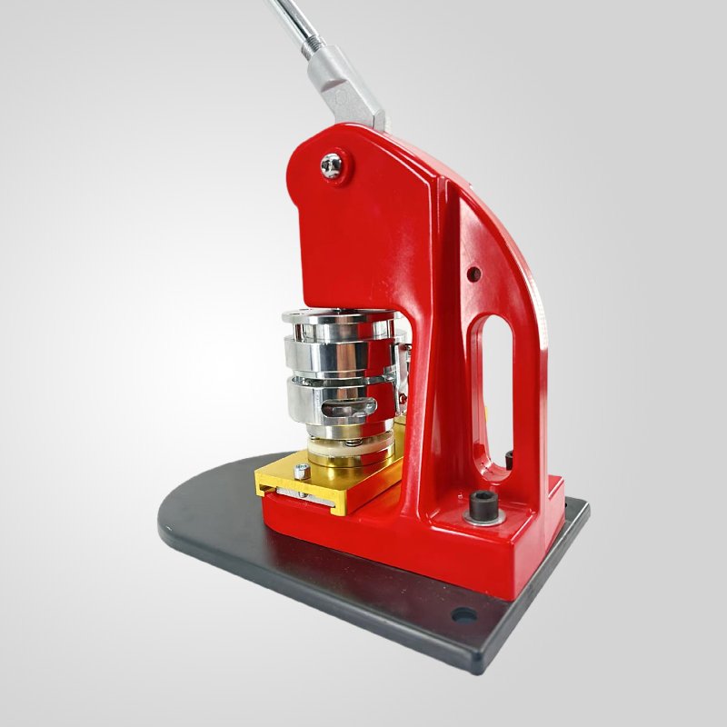 Manual Metal Badge Making Machine Interchangeable molds button machine