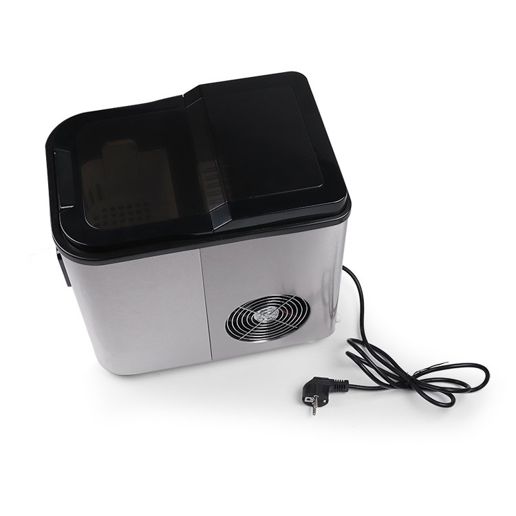 Professional Tabletop Ice Making Machine 12KG Mini Ice Maker Machine Countertop Self-Cleaning Function Home Party ETL CE CB