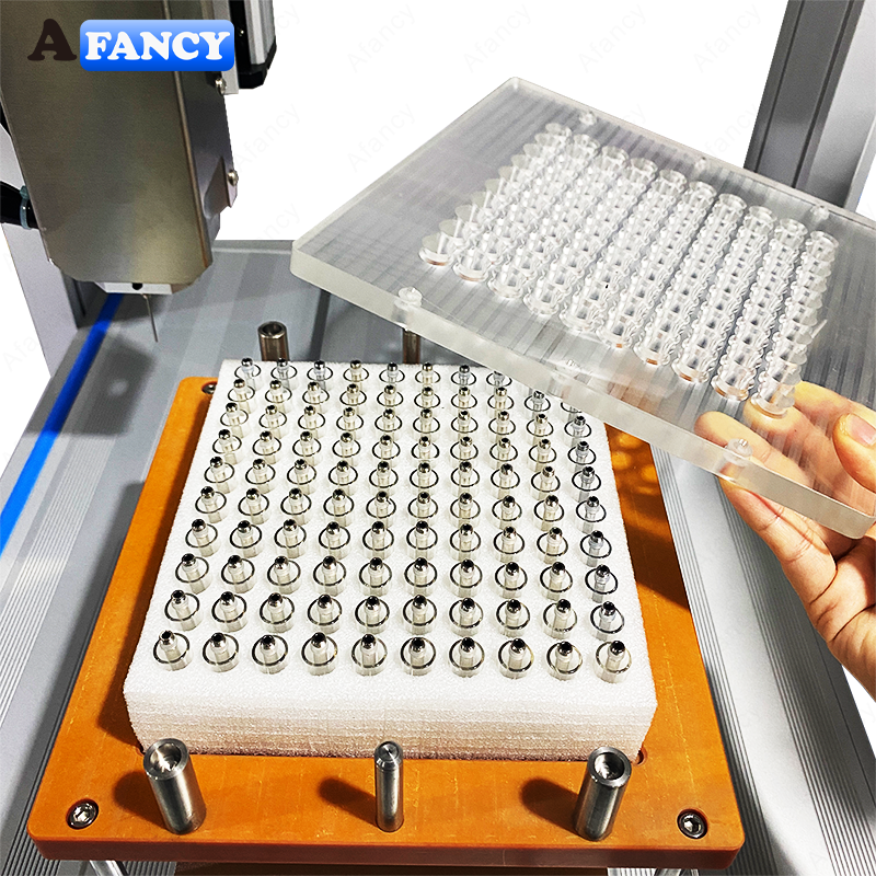 USA 1ml 5ML Thick oil Heat Gun Liquid Oil Cart Filler Glass Bottle filling Machine
