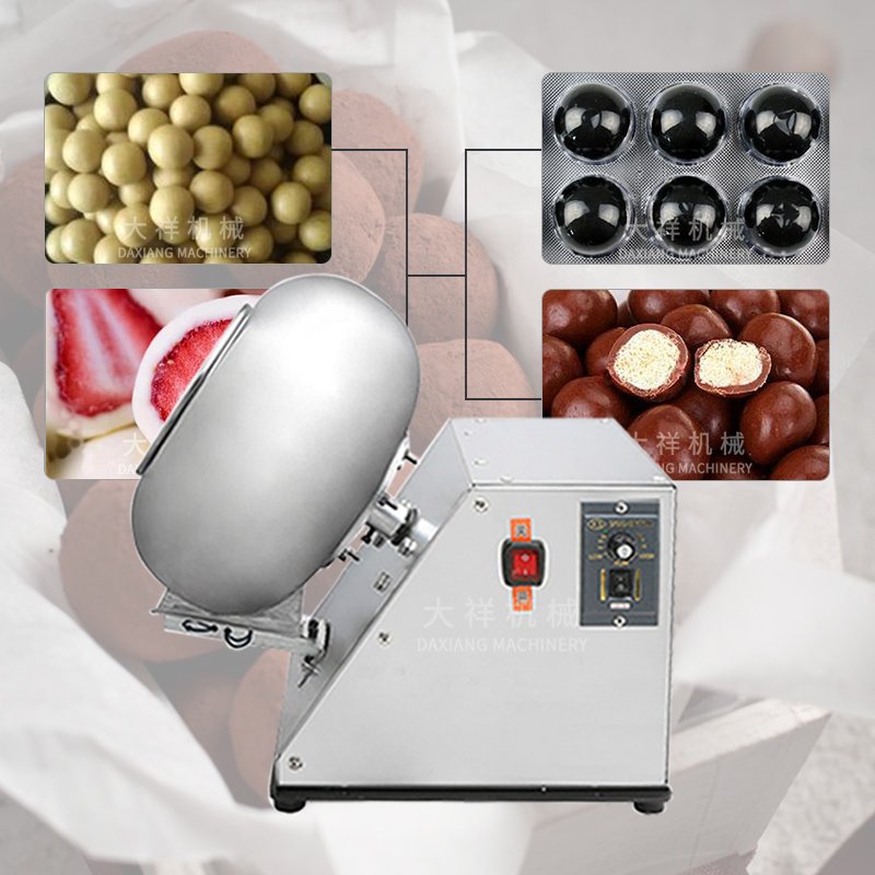 BY-300A Button Speed Control Small Laboratory Tablet Coater Pill Color Coating Machine