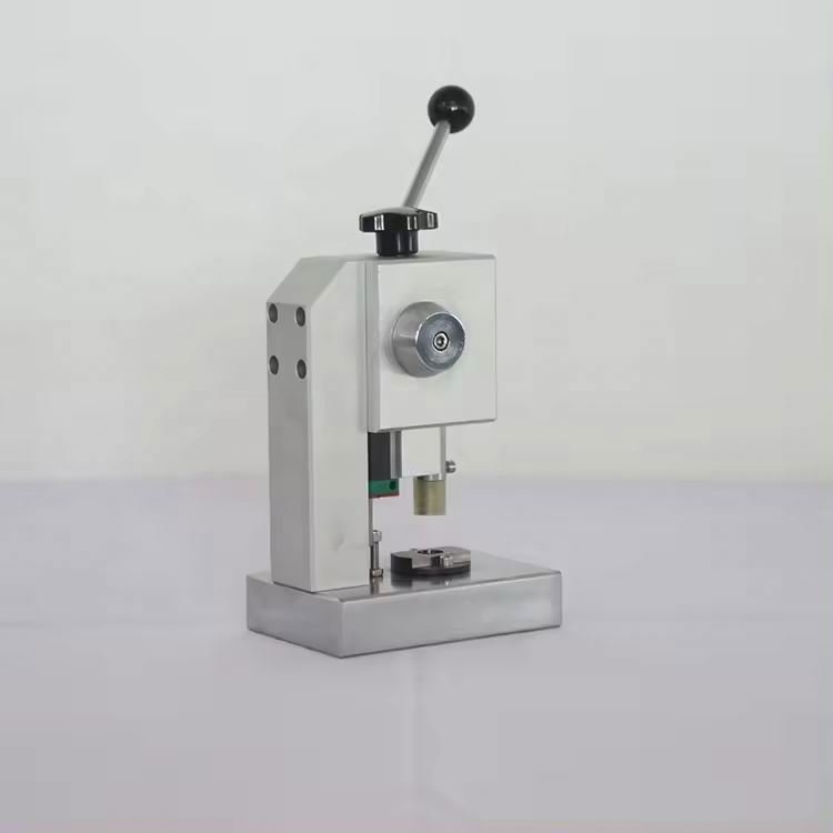 Punching Coin Battery Making Crimping Machine Compact Precision Coin Cell Disc Cutter With Optional Die Cutting