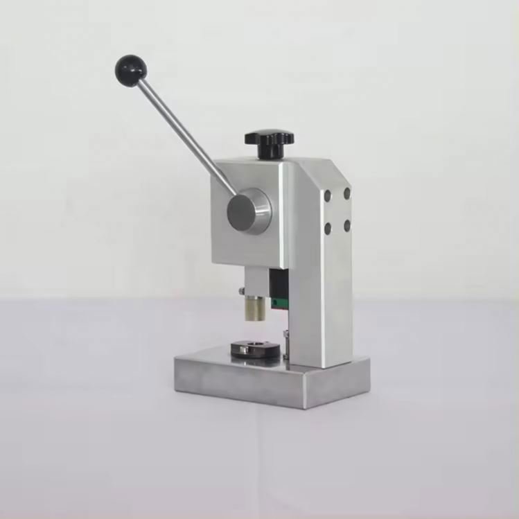Punching Coin Battery Making Crimping Machine Compact Precision Coin Cell Disc Cutter With Optional Die Cutting