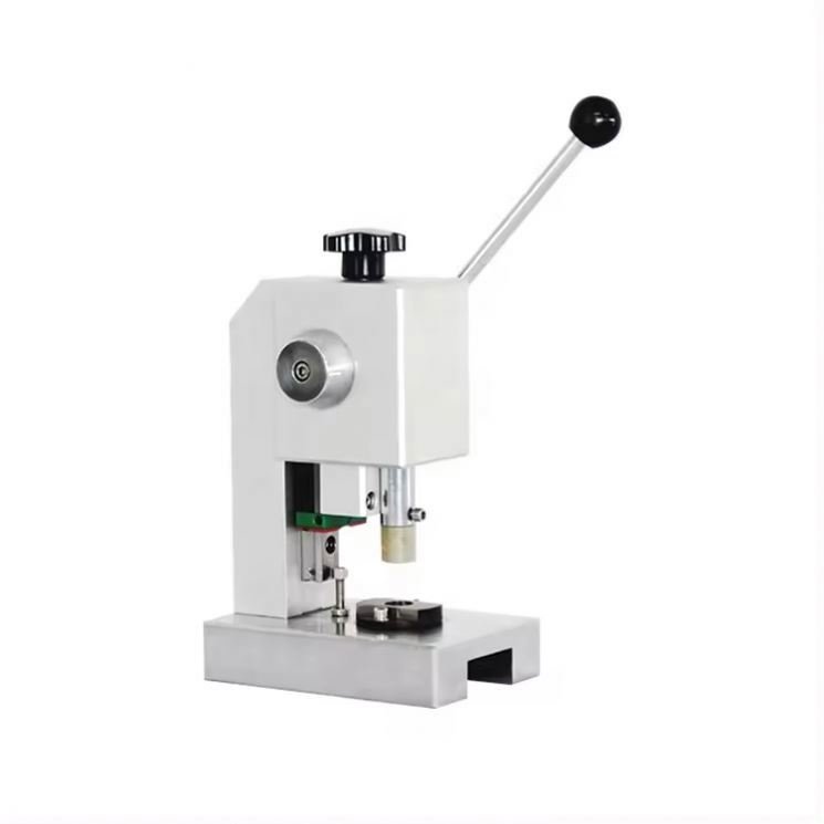 Punching Coin Battery Making Crimping Machine Compact Precision Coin Cell Disc Cutter With Optional Die Cutting