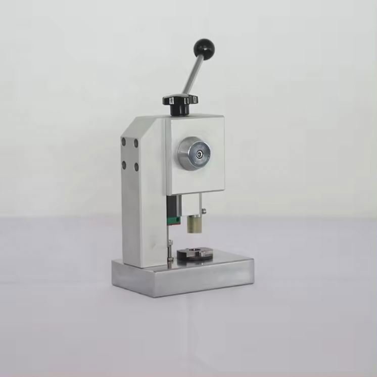 Punching Coin Battery Making Crimping Machine Compact Precision Coin Cell Disc Cutter With Optional Die Cutting