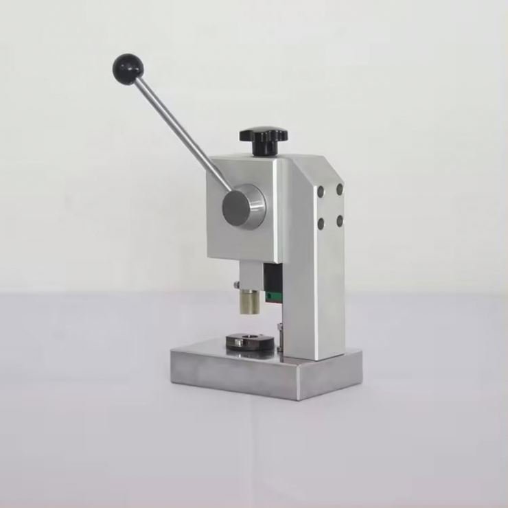 Punching Coin Battery Making Crimping Machine Compact Precision Coin Cell Disc Cutter With Optional Die Cutting