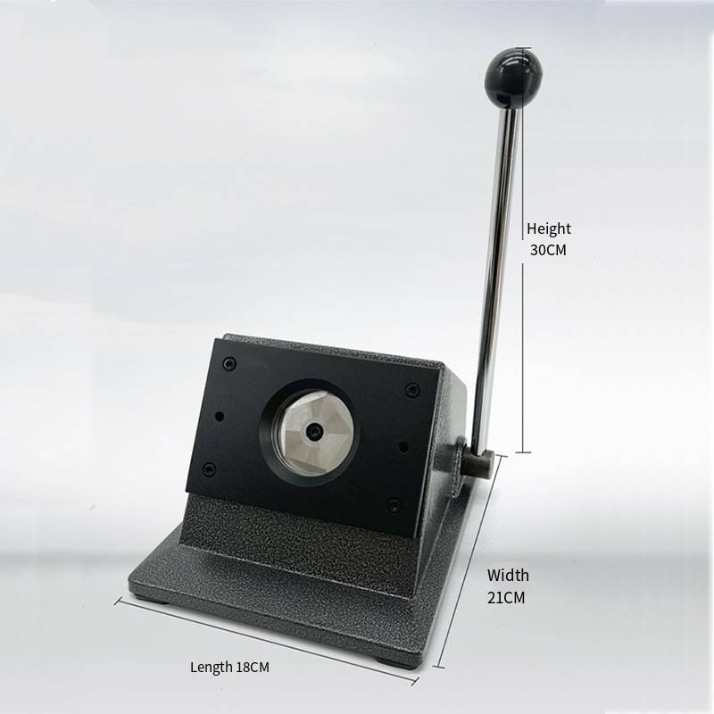 Desktop Round Slot Punch Manual Table Cutting Machine Circle Shape Paper Cutter 75Mm