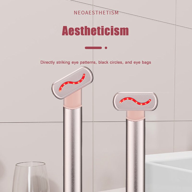 Intelligent induction, no button, red light vibration, microcurrent massage, eye beauty device, lifting and firming