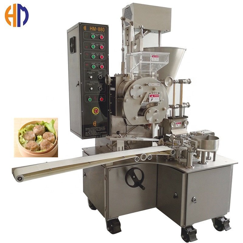 Factory direct supply fully full automatic 2 lines frozen food hi speed portable siomai shaomai making forming machine