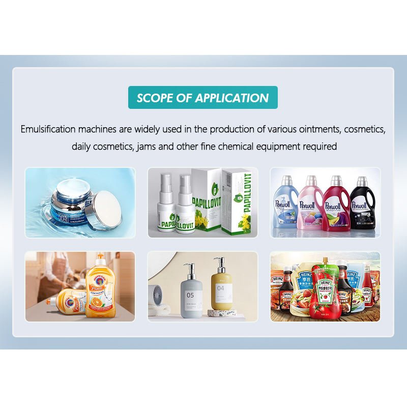 Guanyu Full Automatic Toothpaste Mayonnaise Makings Machine Vacuum Homogenizing Machine Mixing Tank Hair Color Making Machine