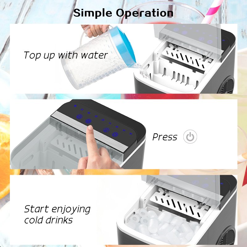 Wholesale cheap portable 12V ice maker household ABS countertop 12 volt ice maker for car
