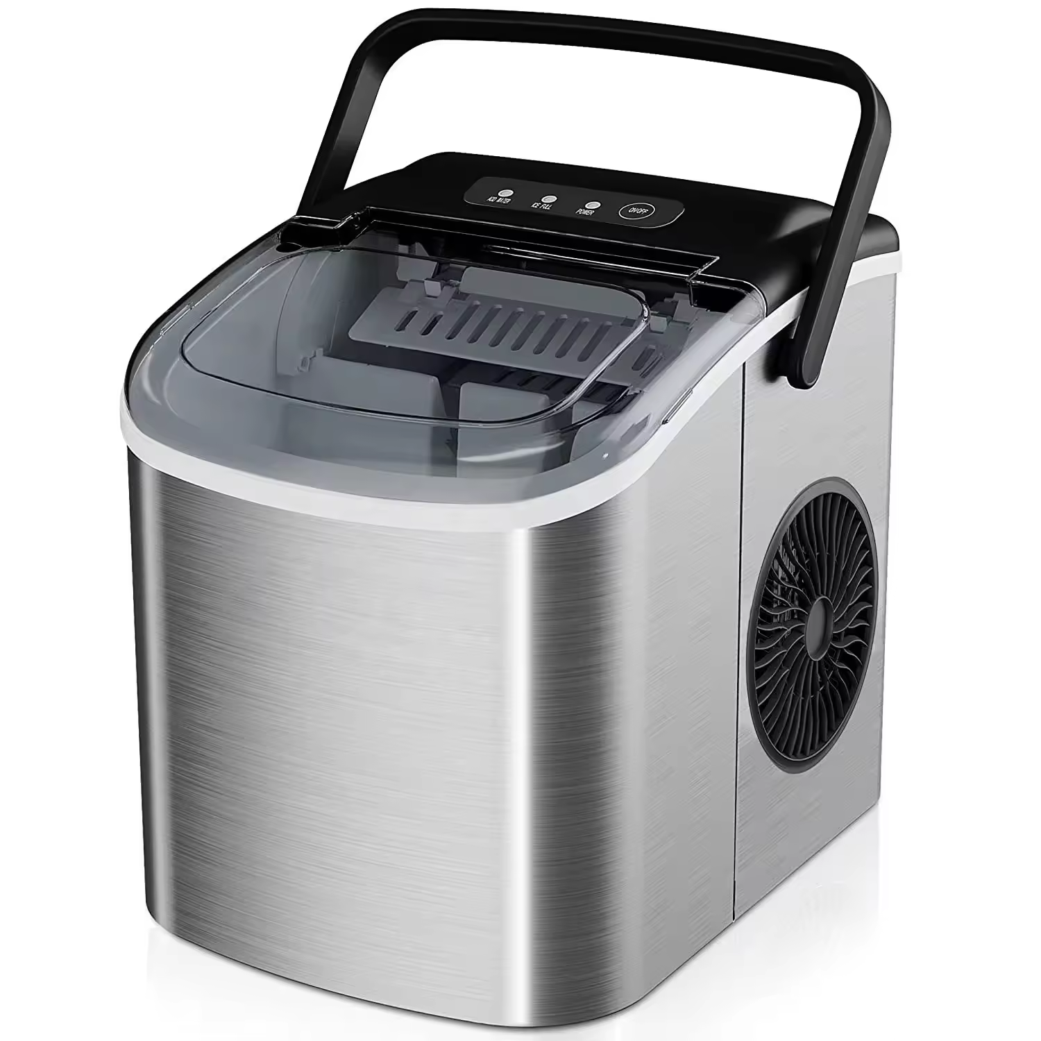 Professional Automatic Stainless Steel ice maker machine Housing Portable Ice Maker Countertop Ice Maker for home