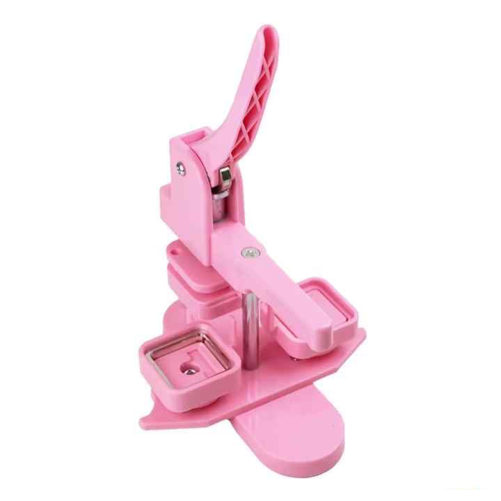Pink 50*50mm Square Magnet Making Machine With 100 Sets Fridge Making Materials