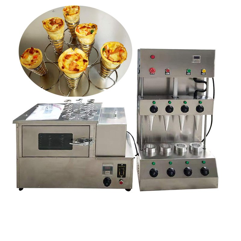 Semi Automatic Chocolate Coating Pizza Cone Edible Coffee Cup Making Machine
