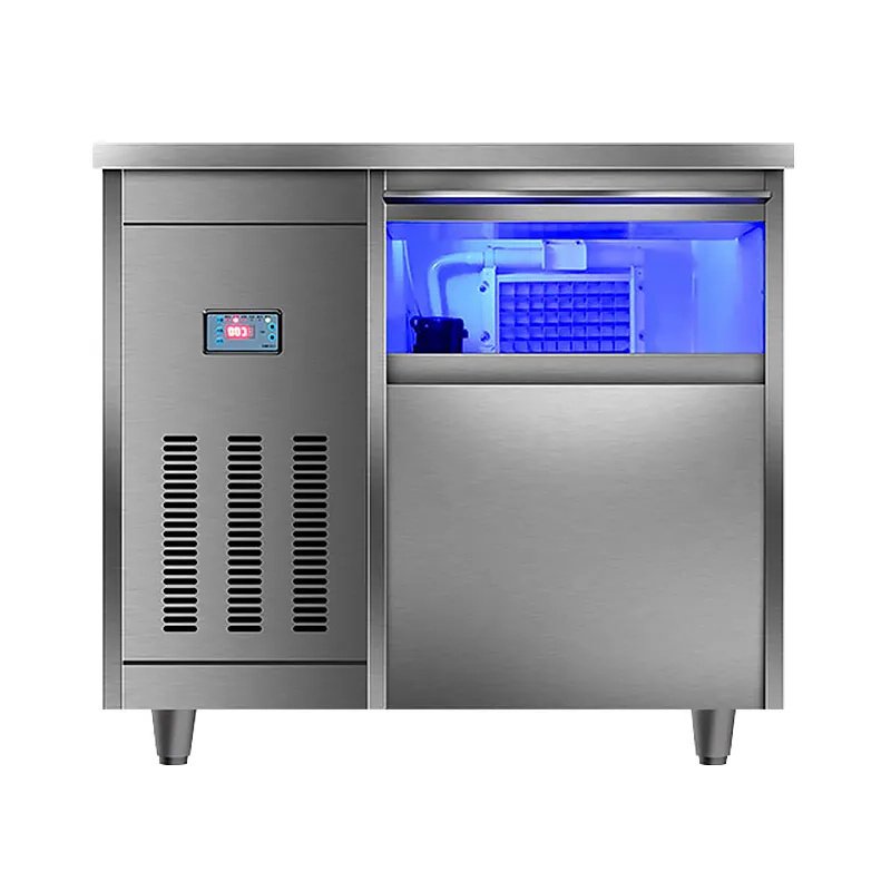 countertop ice maker machine Commercial Industrial 24H Ice Cube Making Machine for Coffee Shop Home