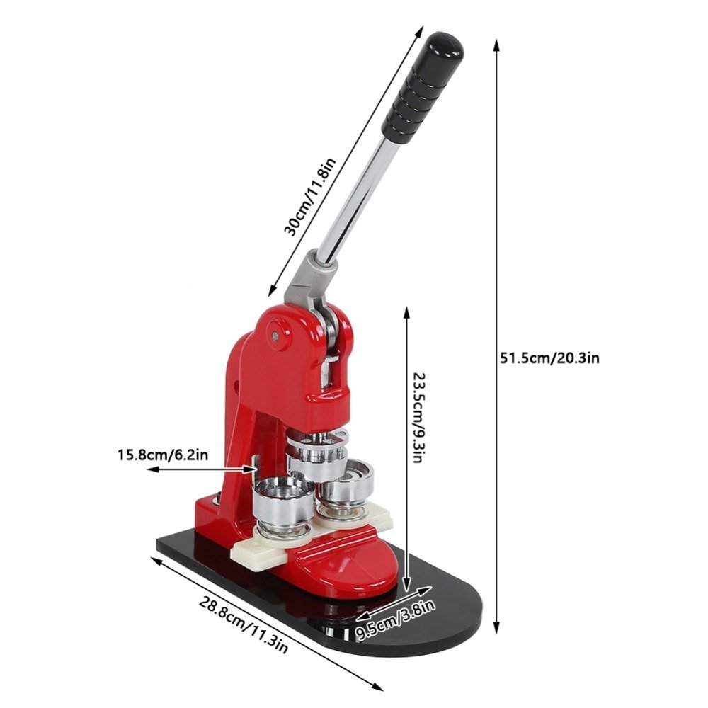 Wholesale 58mm 2.25in Classic Button Making Machines Kit Including Paper Cutter and 1000sets Pin Button Materials