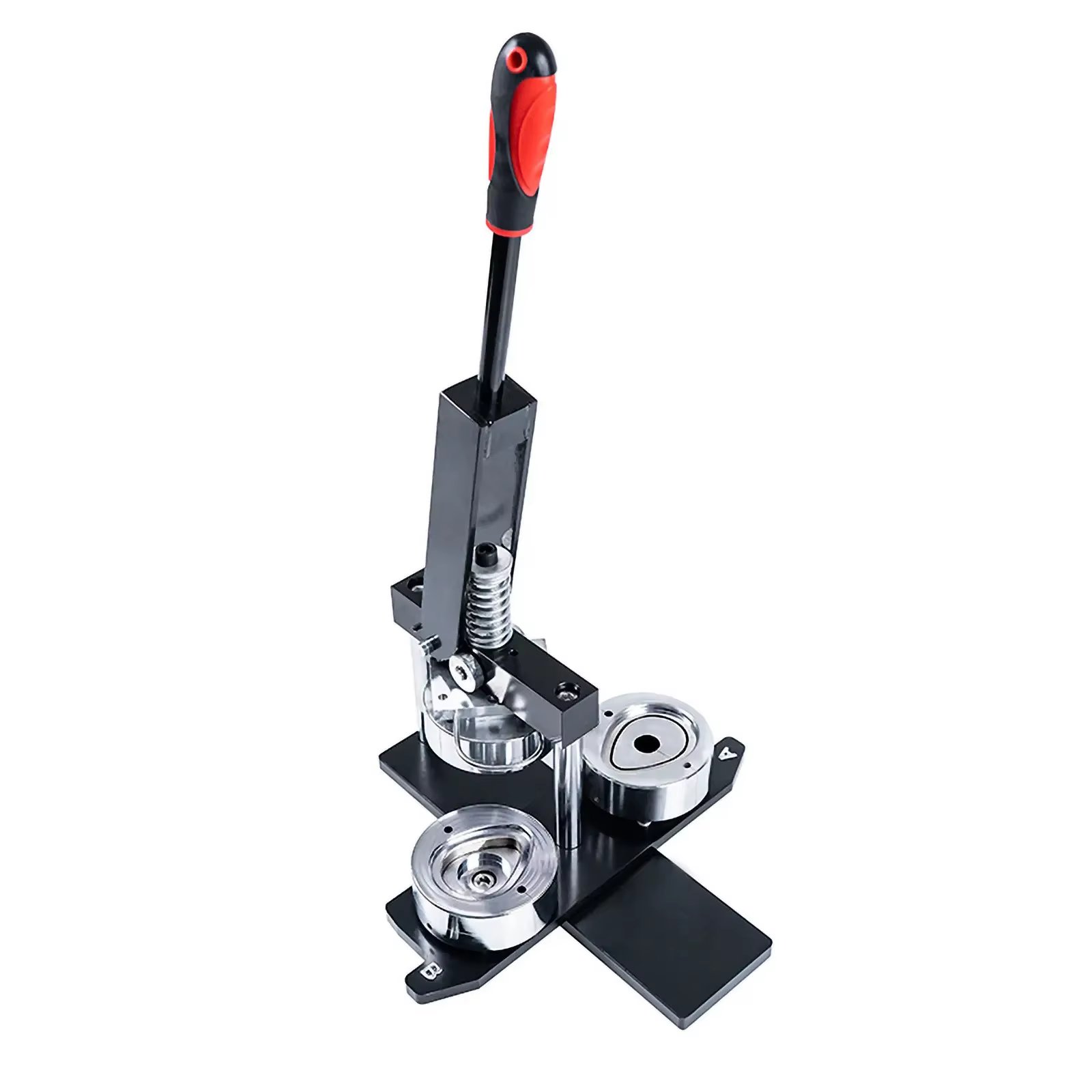 68*56MM Water Droplets Shape Button Maker Kit Badge Making Machine+Paper Cutter+100pcs Badge Buttons
