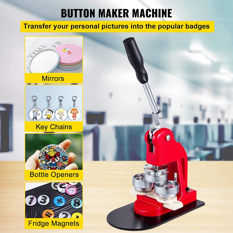 High Quality Metal Badge Button Pin Maker Making Machine Snap Button Press Machine