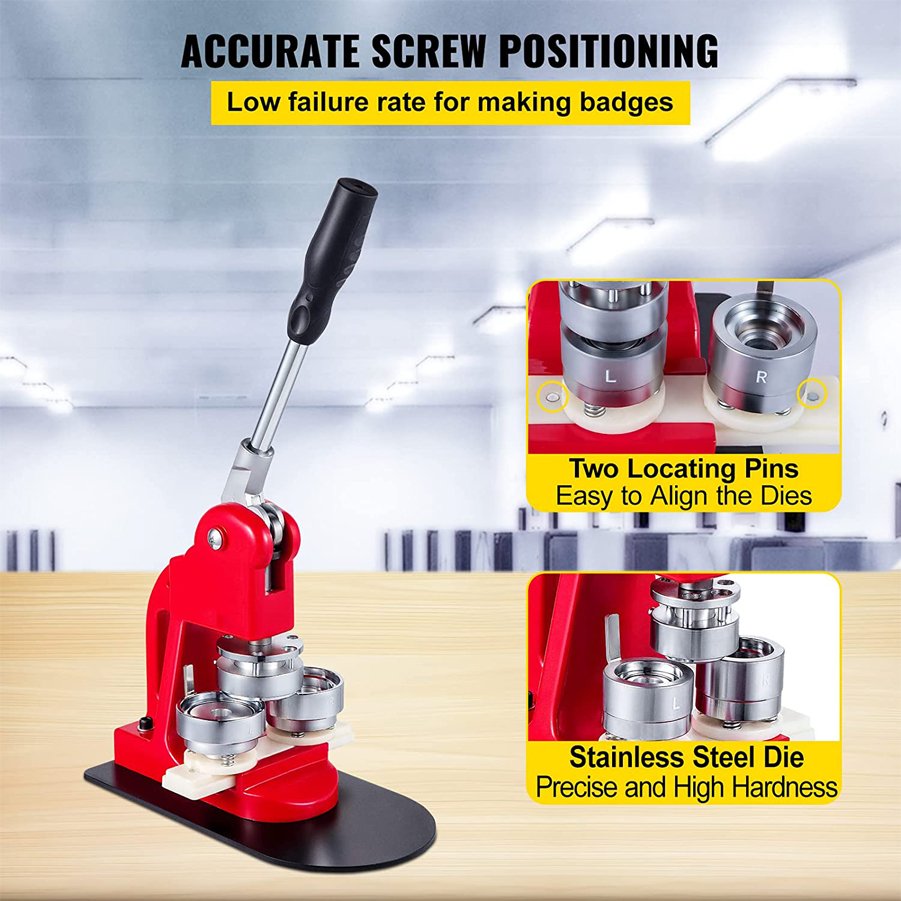 High Quality Metal Badge Button Pin Maker Making Machine Snap Button Press Machine