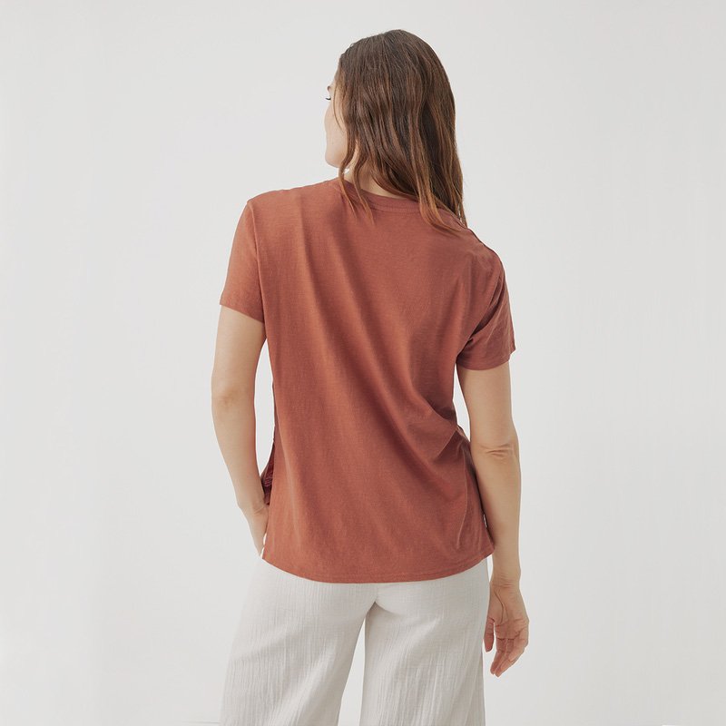Custom Soft and Breathable Natural Bamboo Oversized T Shirts for Women Summer Crewneck Short Sleeve Basic Tops Loose Fit