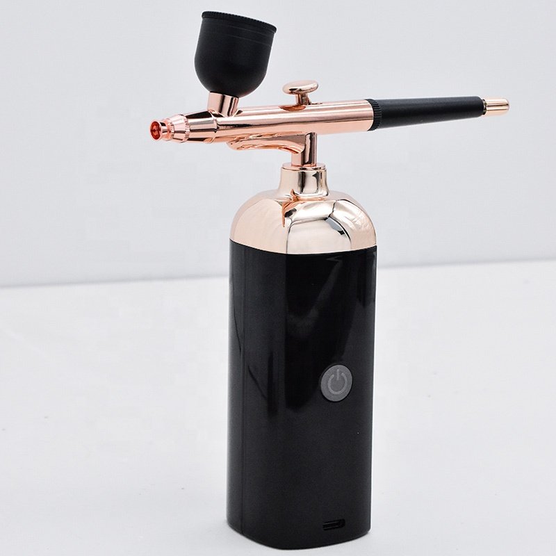 New Arrival Air Brush Kit with Air Compressor for Nails Makeup Rechargeable