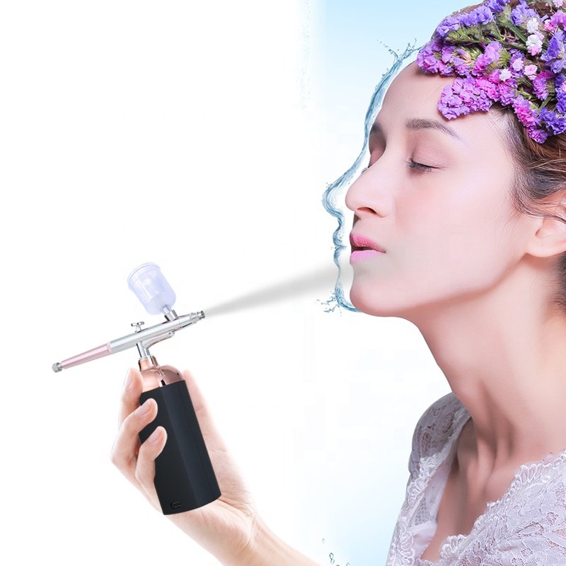 New Arrival Air Brush Kit with Air Compressor for Nails Makeup Rechargeable