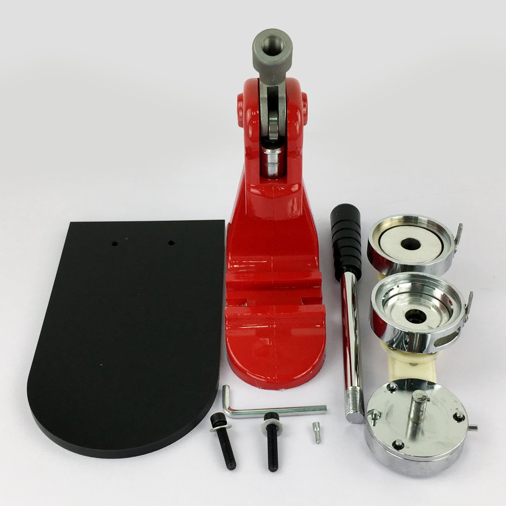 ABS plastic button pin machine/ badge machine without mould Wholesale