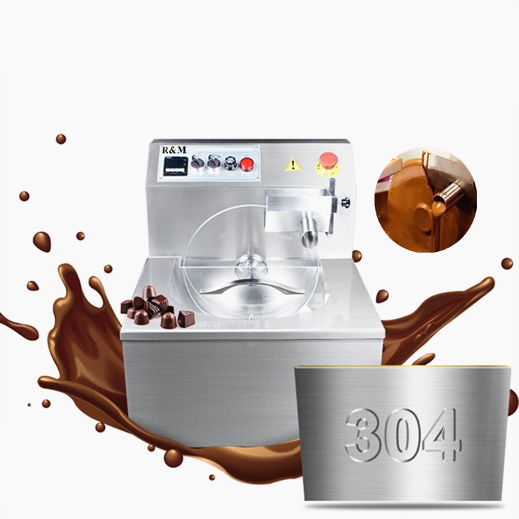 New industrial electric mini multifunction chocolate tempering and enrobing machines display temperer sink melter machinery uk