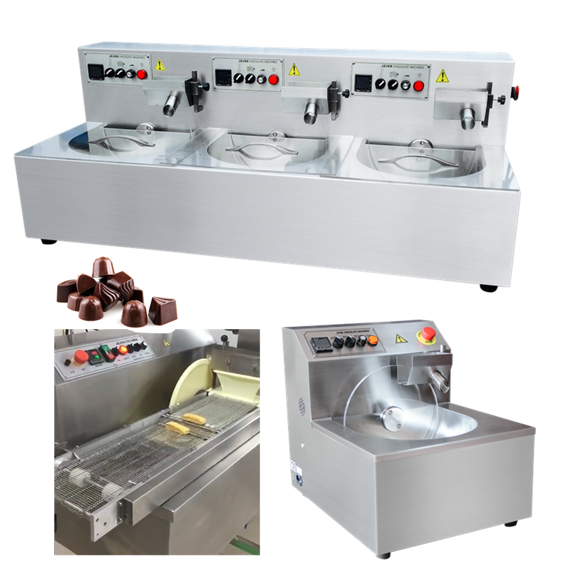New industrial electric mini multifunction chocolate tempering and enrobing machines display temperer sink melter machinery uk