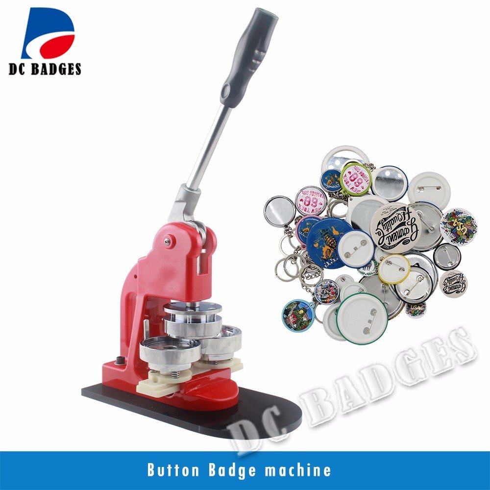 Factory directly sale Low price button maker badge making machine compatible with other size round mold