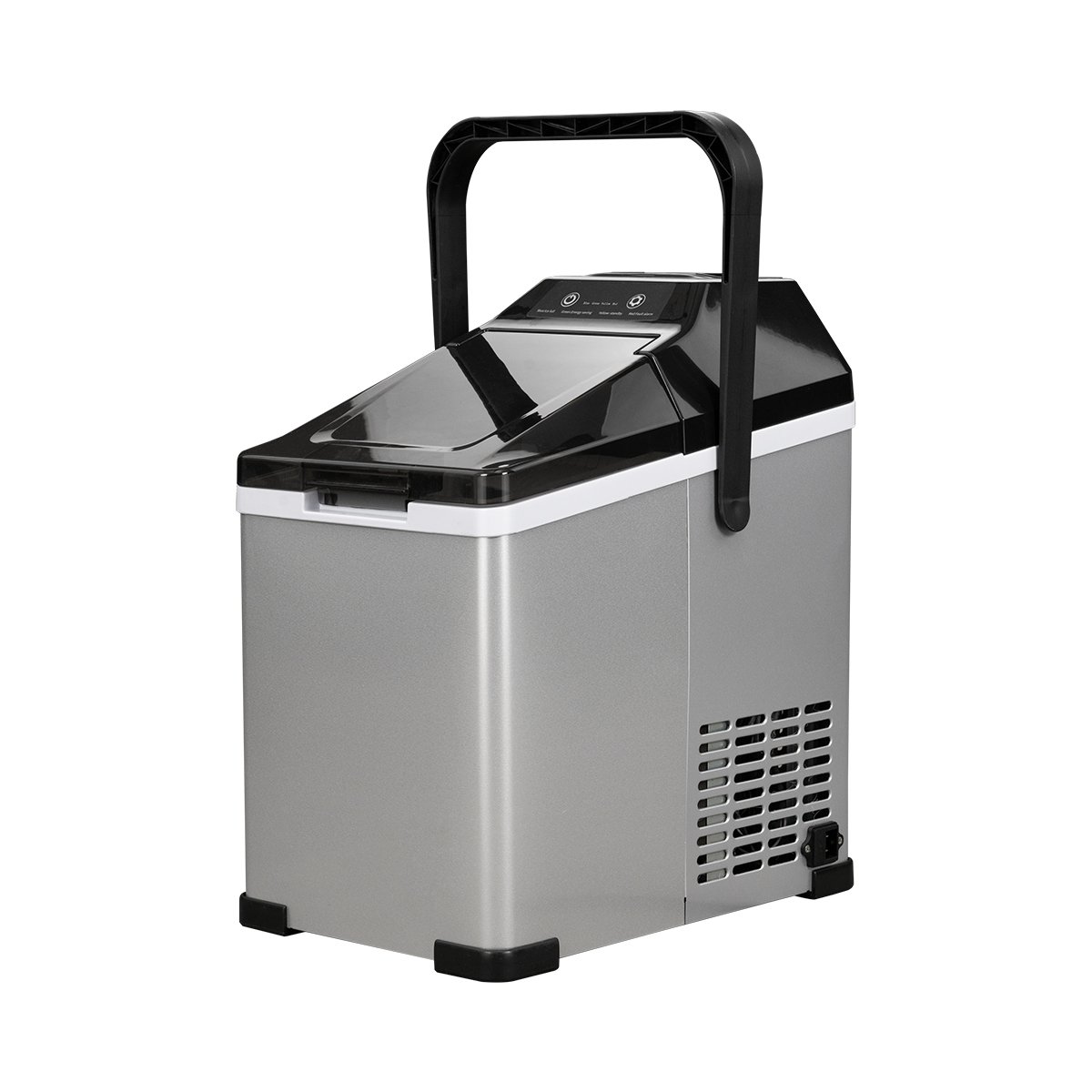 Alpicool Home Car RV Use Electric Powered LED & Removable Battery Portable Solar Mini Bullet Ice Maker for Outdoor Household Use