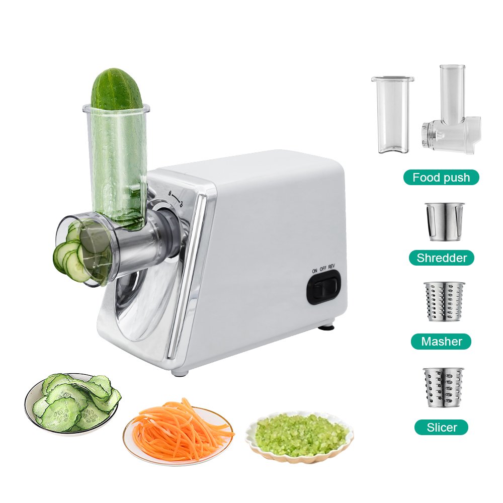 Meat Grinders Slicers Machine Factory Direct Sales Plastic Housing Stainless Steel Electric Meat Grinder Fro Sale