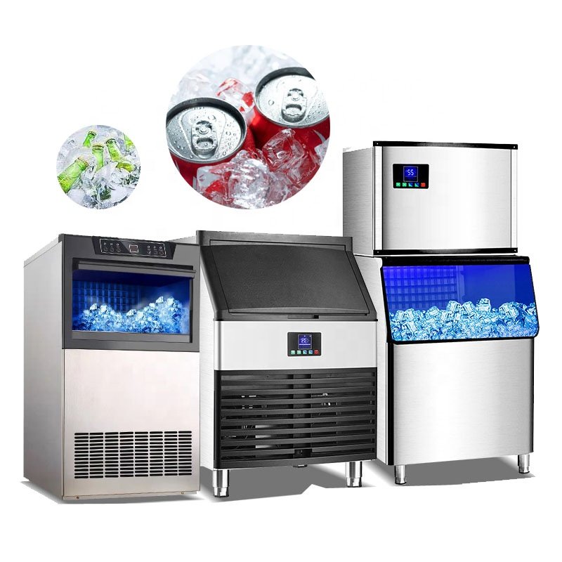 Ice Block Making Machine Automatic 200KG Snow Flake Nugget Ice Machine Commercial Ice Maker Machine