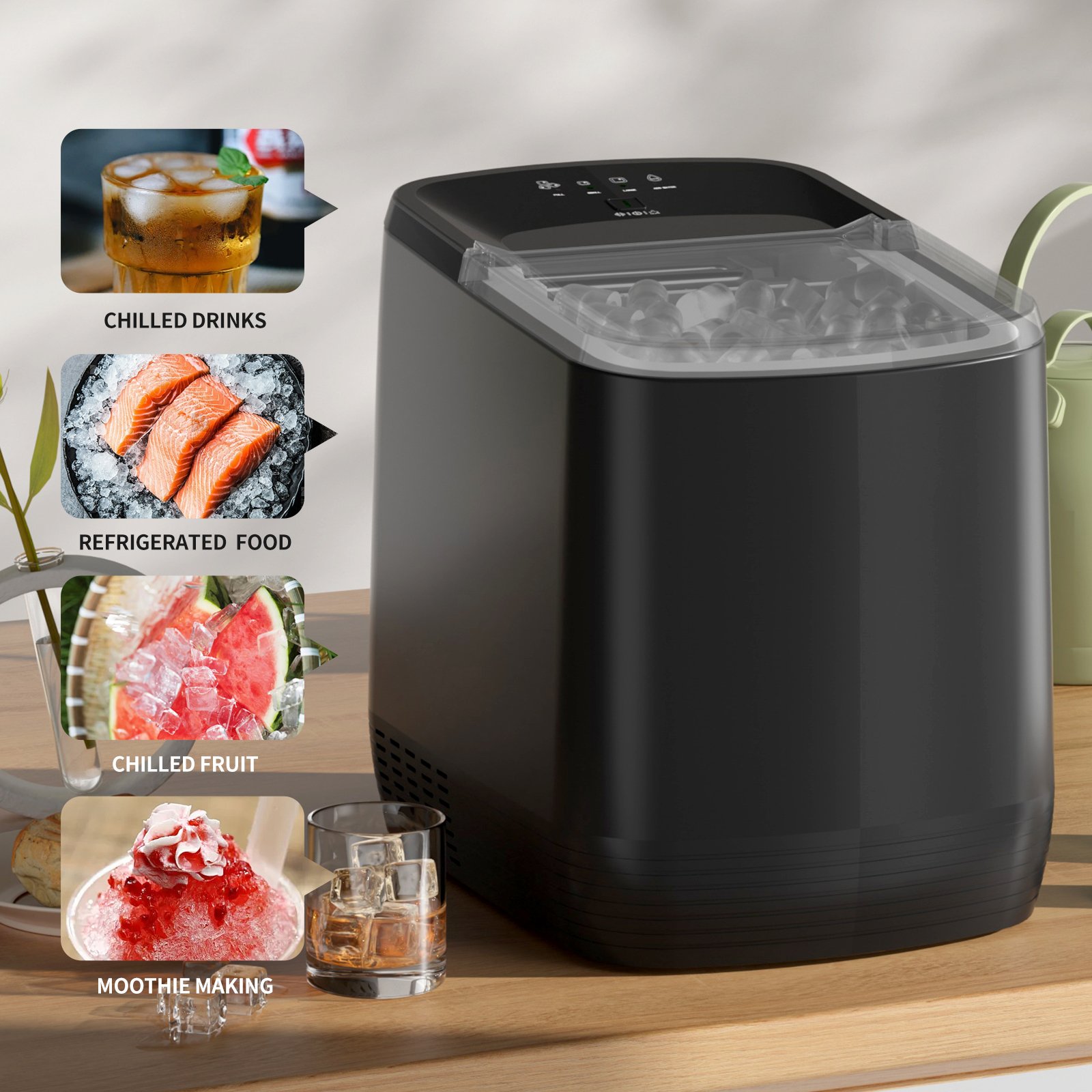 2024 NEW Ice Maker Ice Making Machine for Home Use with Factory Price Portable Countertop Ice Maker Machine