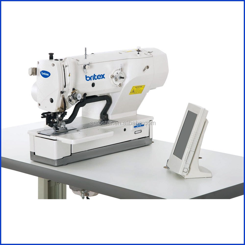 Manufacturer britex BR-1790A button hole making Elctronic straight button hole industrial sewing machine