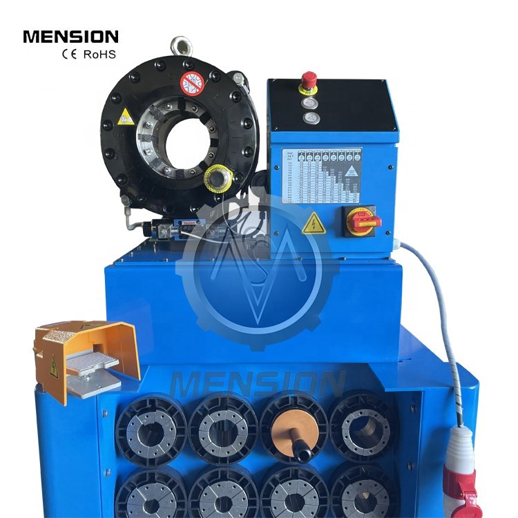 Low Factory Price Automatically 2 Inch Press Pressure Flexible Hose Crimping Machine 51mm p32 Hydraulic Hose Crimper