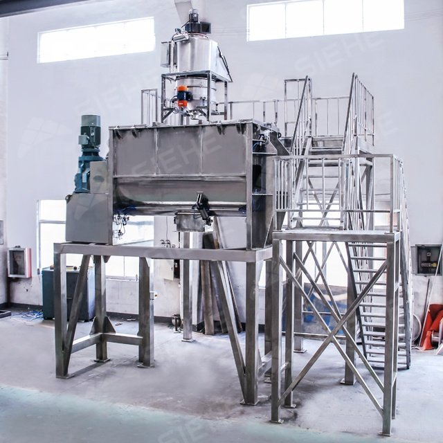 Oatmeal Flour Powder Food Grade Production Line Full Automatic Online Powder Mixing System Production Line