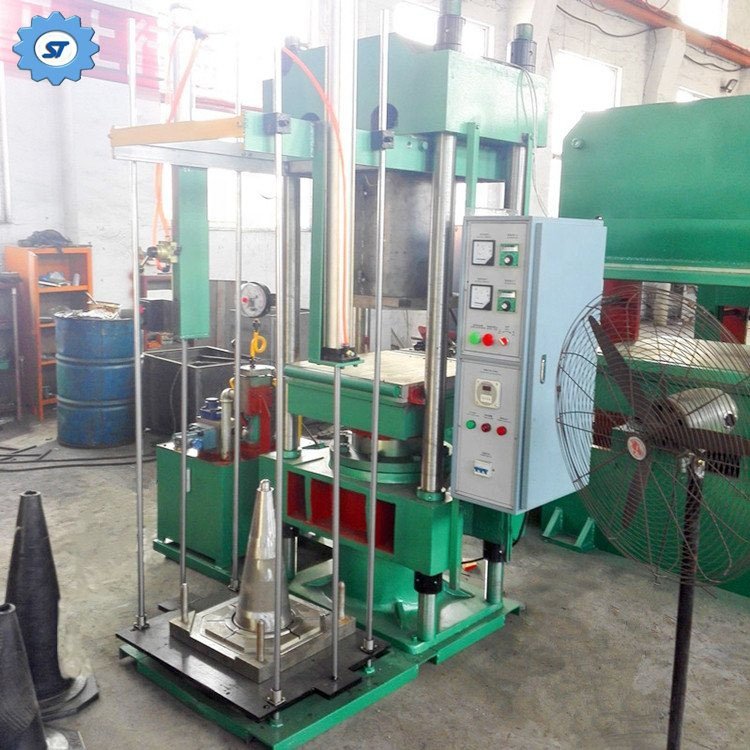 Molded Gasket Rubber Component Traffic Cone Bridge Bracing Support Vulcanizing Press Making Machine