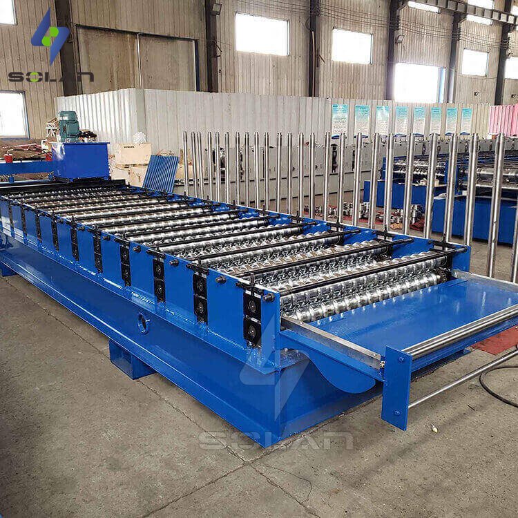 China Making High Quality And High Speed Corrugated Steel Roofing Sheet Making Machine For Building Material Machinery