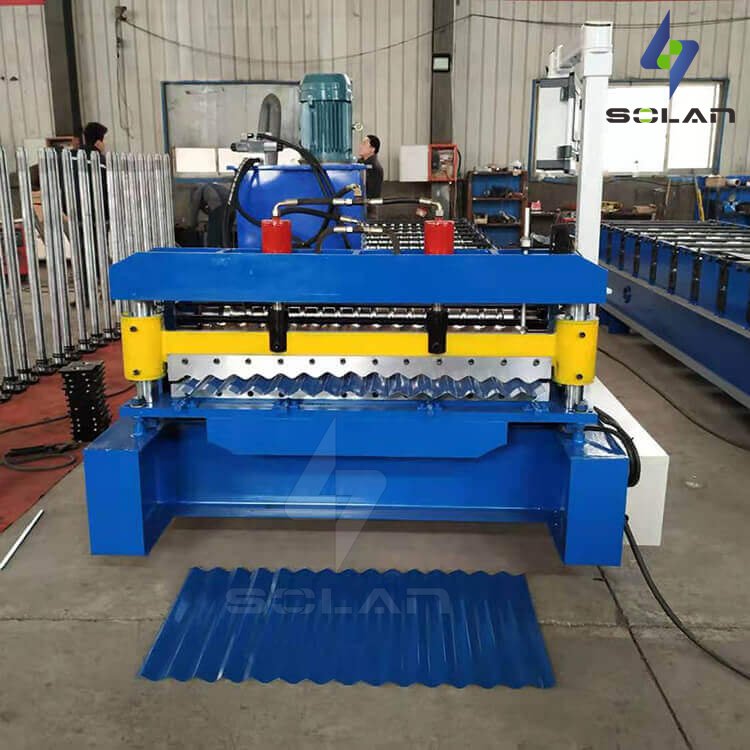 China Making High Quality And High Speed Corrugated Steel Roofing Sheet Making Machine For Building Material Machinery