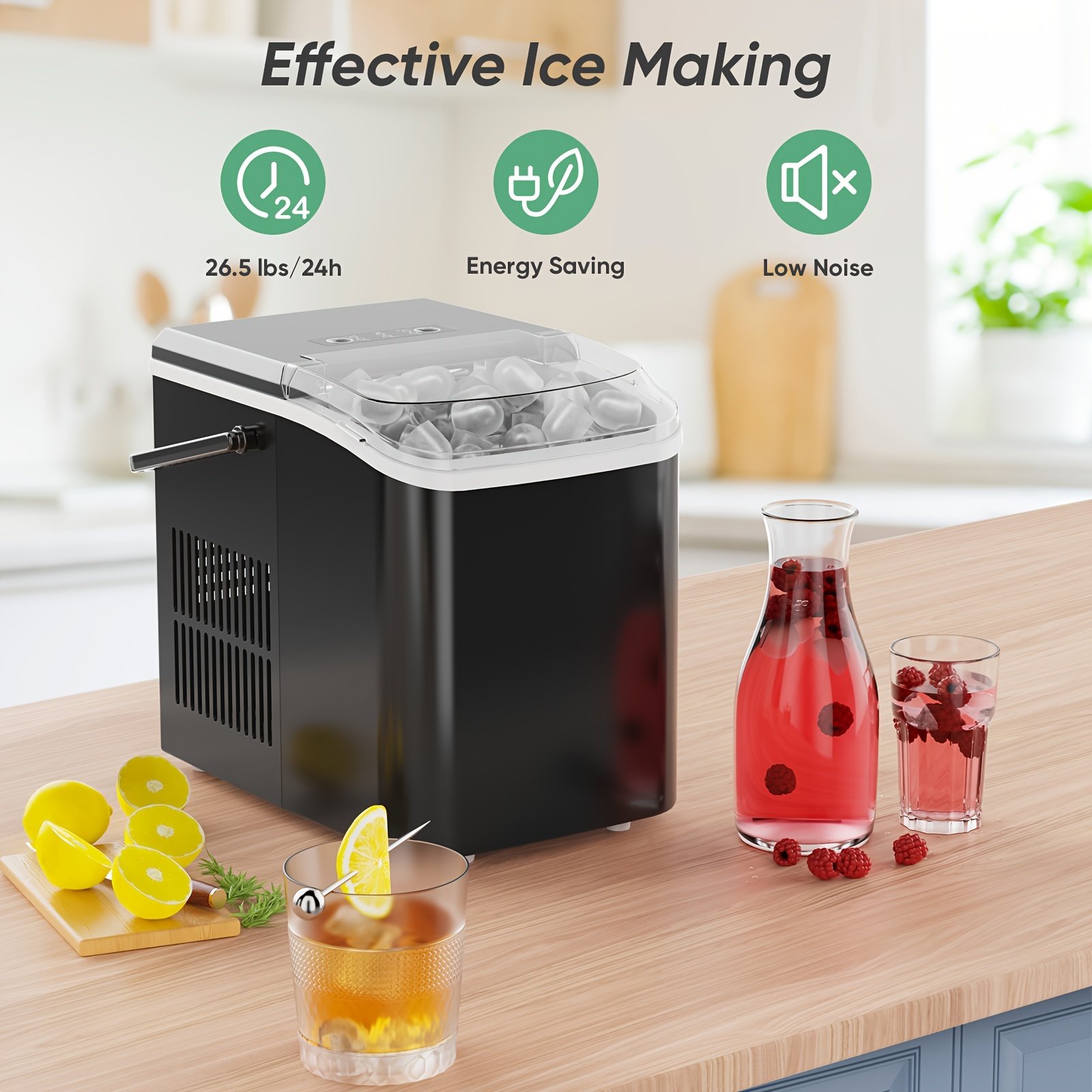 2024 NEW Ice Maker Ice Making Machine for Home Use with Factory Price Portable Countertop Ice Maker Machine