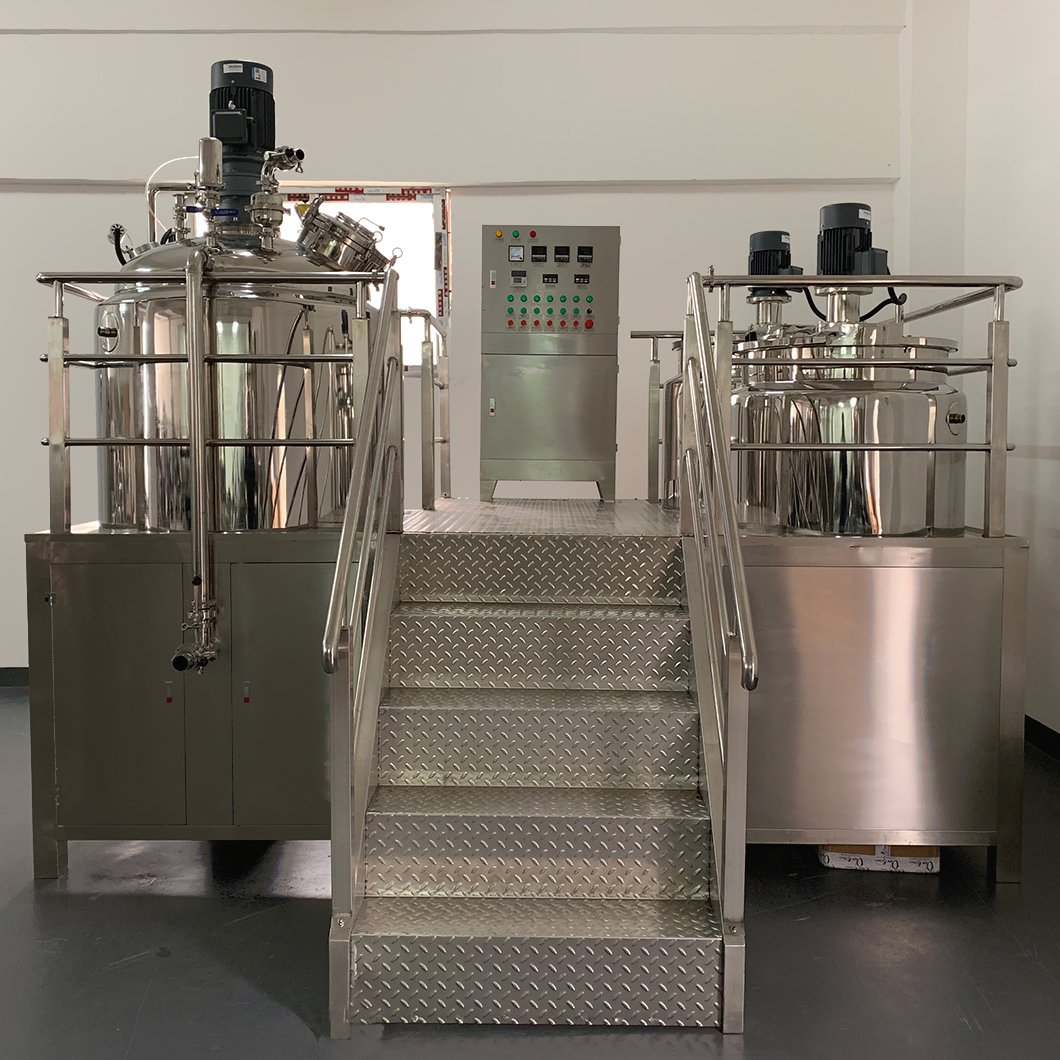 cosmetic high shear mixer entry emulsifier 500l 1000l 2000l 3000lvaccum cream mixer cosmetic machinery to make facial creams