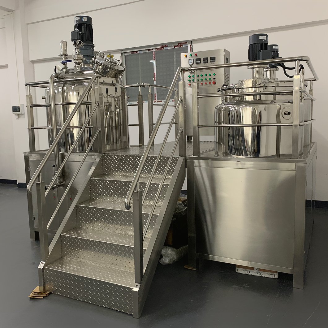 cosmetic high shear mixer entry emulsifier 500l 1000l 2000l 3000lvaccum cream mixer cosmetic machinery to make facial creams