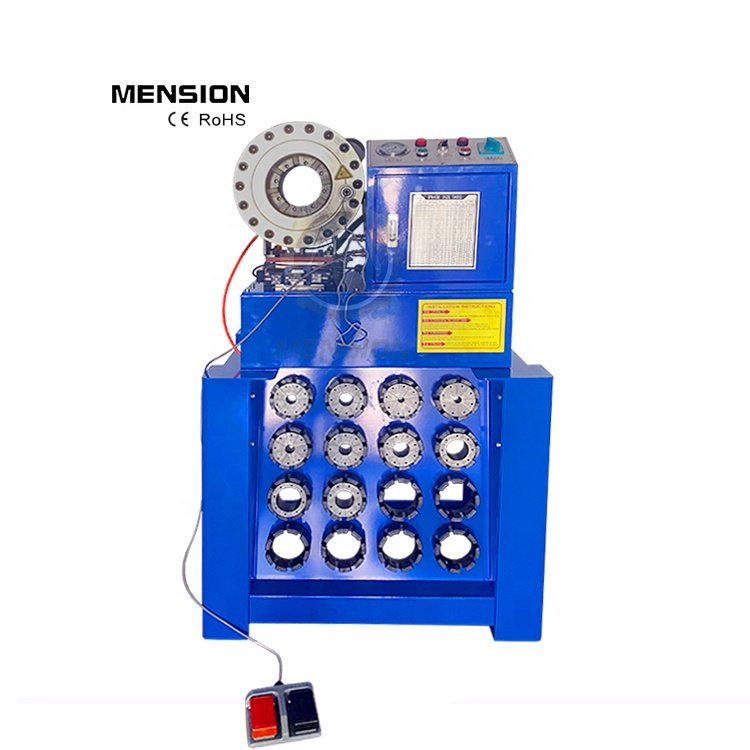 CE 2'' Inch Rubber Hose Pressing Tool For Sale Ergonomic Design Structure Finn Power P20 Hydraulic Hose Crimping Machine