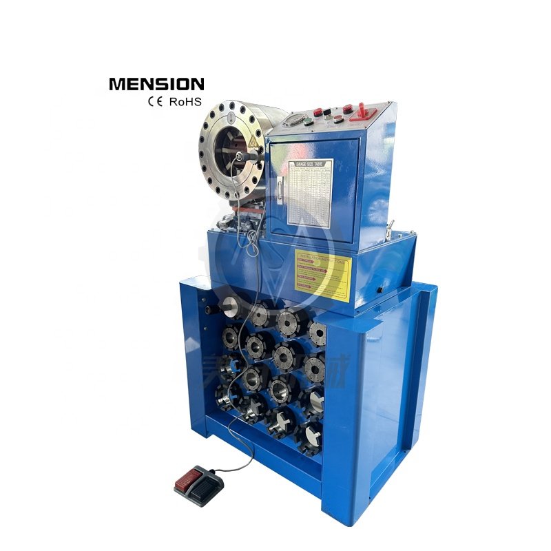 CE 2'' Inch Rubber Hose Pressing Tool For Sale Ergonomic Design Structure Finn Power P20 Hydraulic Hose Crimping Machine