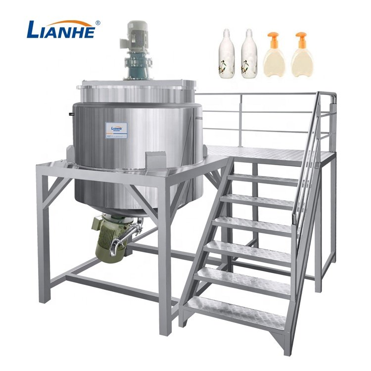 Lianhe Mix Equipment Stainless Steel homogenizer mixing tank tank Laundry Detergent Making Machine liquid soap making machine