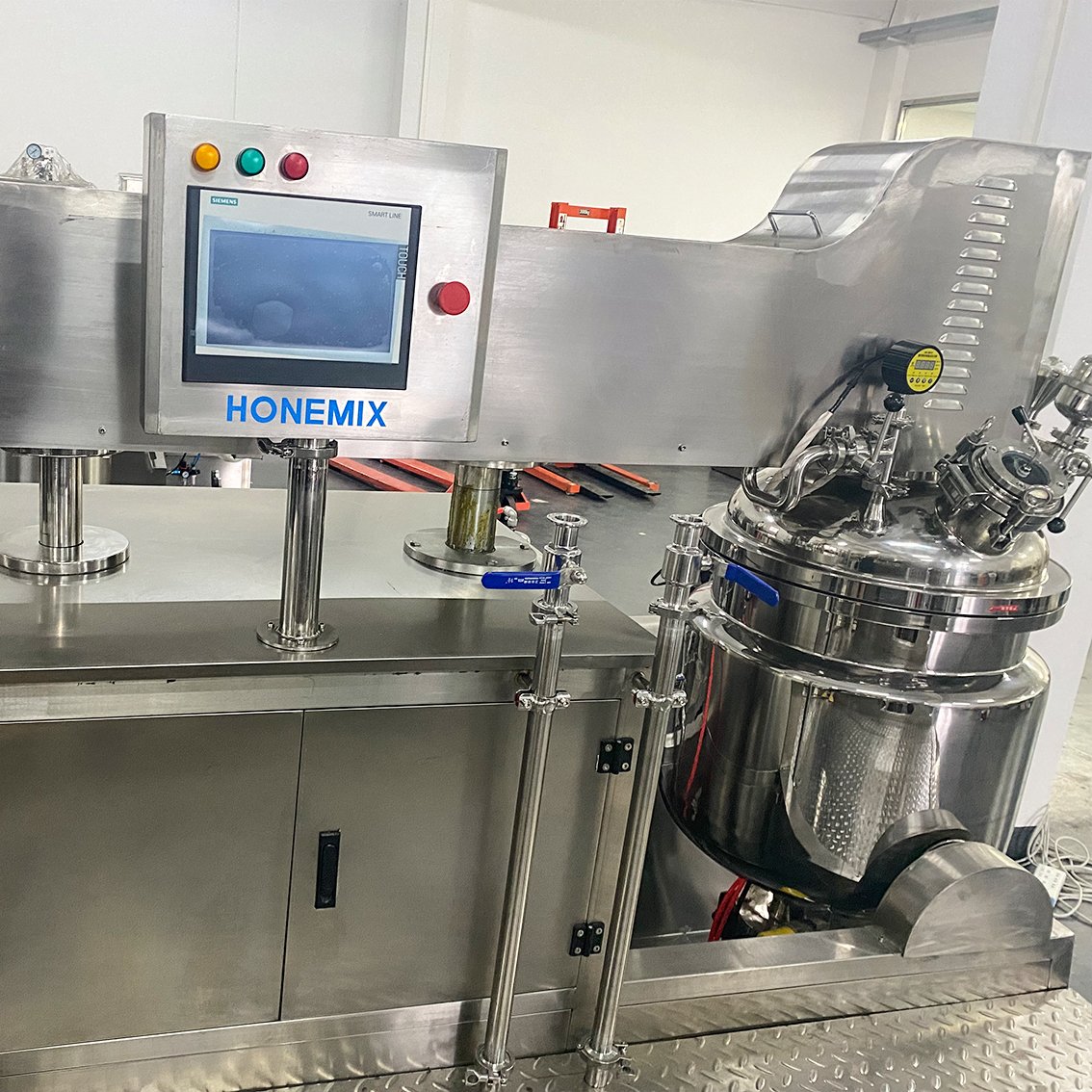 cosmetic material making machine vacuum 500l 300l 100l small cosmetic loton cream making machine vacuum mixer 50 kg for cosmetic