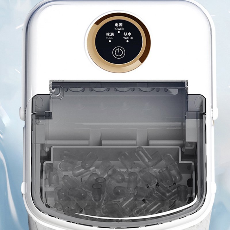 10KG Ice Machine Portable Electric Ice Maker Machine Mini Countertop Ice Cube Maker Appliance Home Commercial Ball Maker