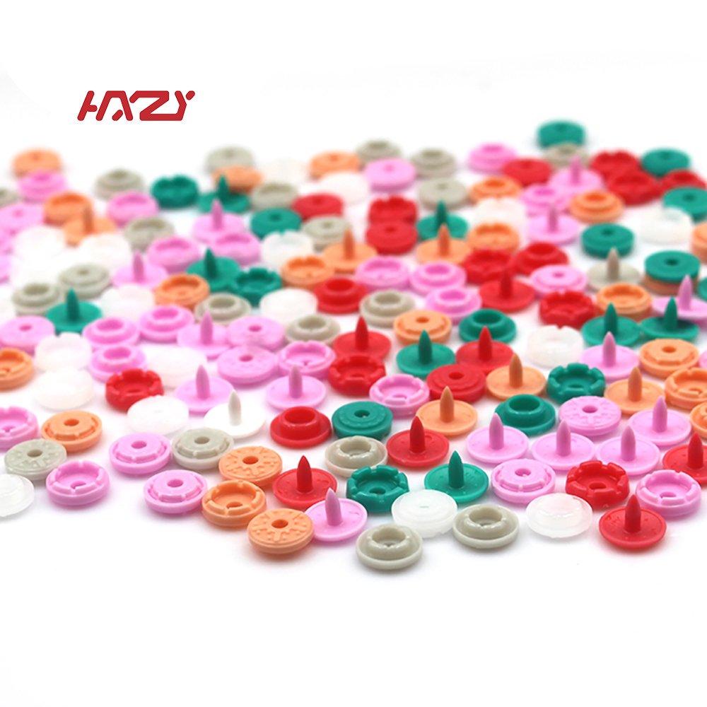 The New 2024 Colorful T3T5T8T15 plastic press snap button Plastic snaps HXZY for Professional Manufacturer